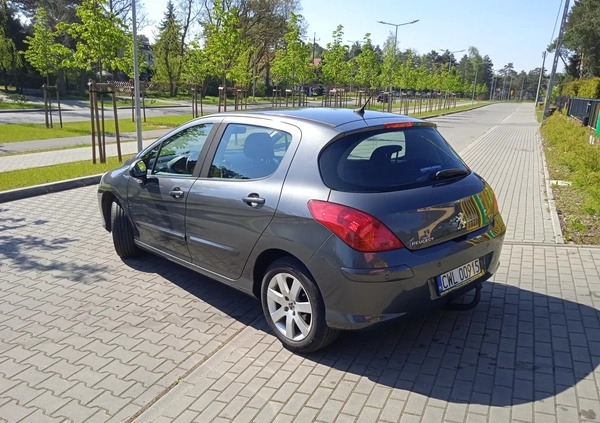 Peugeot 308 cena 14900 przebieg: 240987, rok produkcji 2009 z Gliwice małe 277